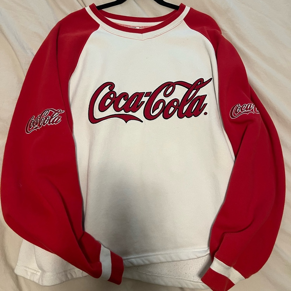 PACSUN OVERSIZED COCA-COLA CREWNECK